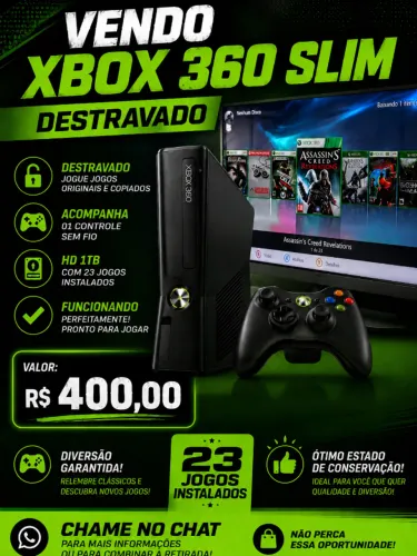 XBOX 360 DESBLOQUEADO 