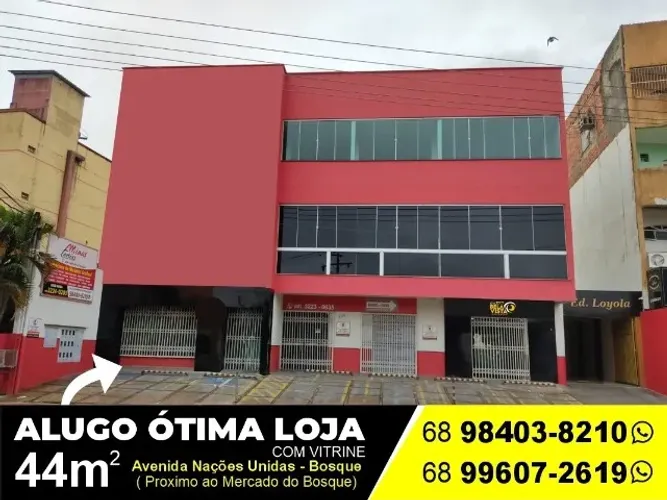 EXCELENTE LOJA COM VITRINE COM 40M2