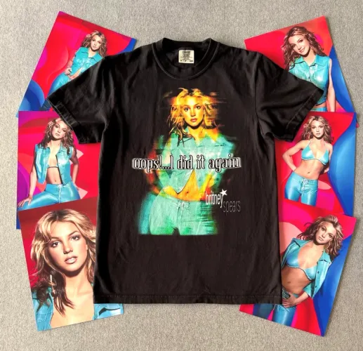 Britney Spears Camiseta Oops I Did It Again 25th OFICIAL