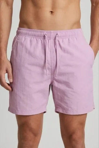 Bermuda Banho Lilas cos elastico tamanho P