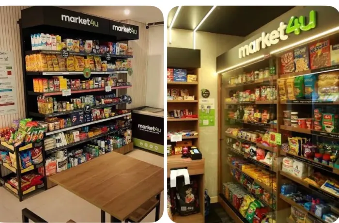 Prateleira para mini mercado autônomo 100%MDF