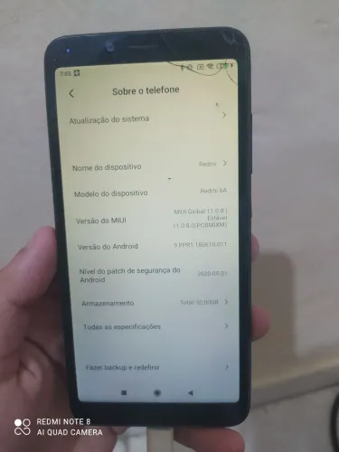 Celular Redmi 6A de 32gb