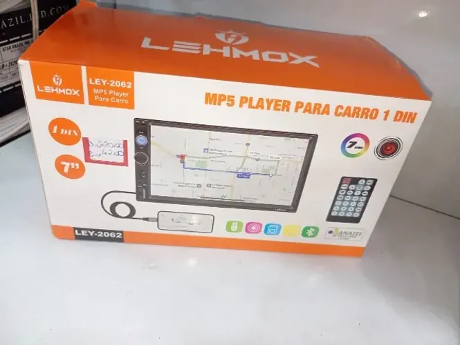 MULTIMÍDIA PARA CARRO 1 DIN 7 POLEGADAS