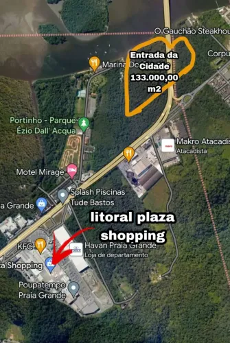Lote/Terreno para venda com 133.000,00 m2 em Sítio do Campo - Praia Grande - São Paulo