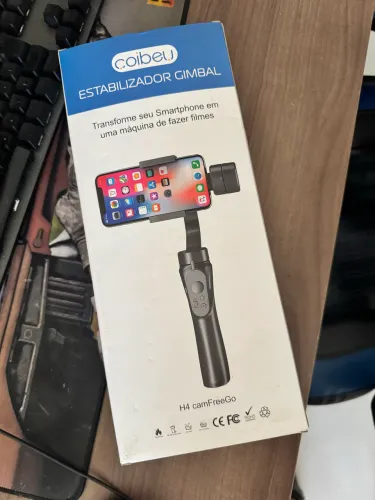 Estabilizador Gimbal Coibeu H4 camFreeGo na caixa completo semi-novo