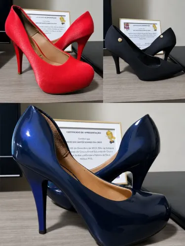 TRIO DE SAPATOS VIZZANO N° 36
