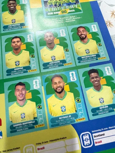 Figurinha Neymar Copa do Mundo 2026