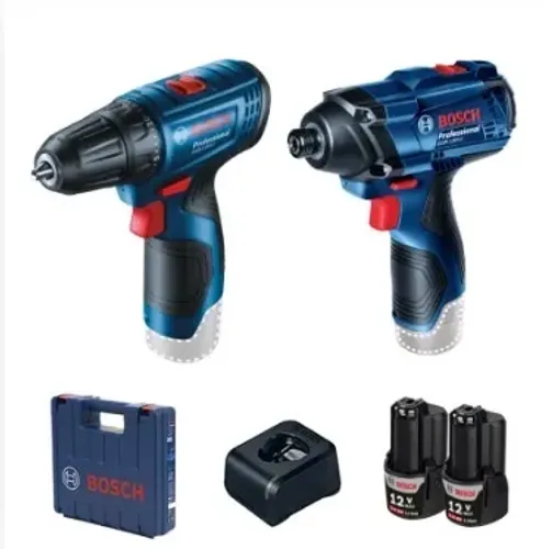 Venda Parafusadeira GSR120-LI + Chave de Impacto GDR120-LI Plástica BOSCH