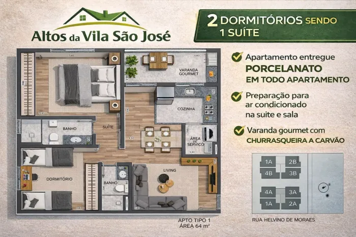 Seu novo apartamento pode estar aqui