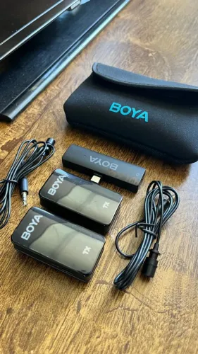 Microfone S/ Fio Boya Novo USB- C
