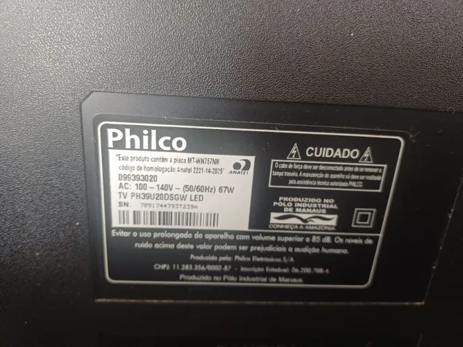 Smart tv Philco Led 39 polegadas