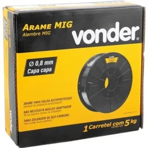 Arame Mig 0.8mm - 5Kg ( Vonder )