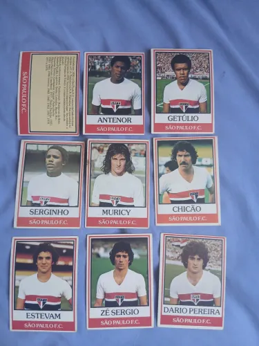 Lote de cards ping pong futebol - São Paulo