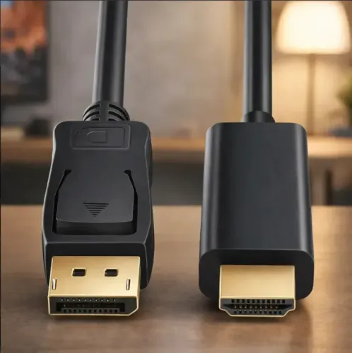Tenho 500* Cabo Displayport Para Hdmi 4K HD 2m Preto