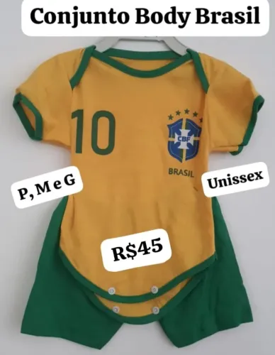 Conjunto Bebê Brasil R$45