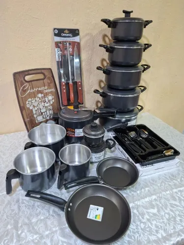 Conjunto de panelas completo pra cozinha
