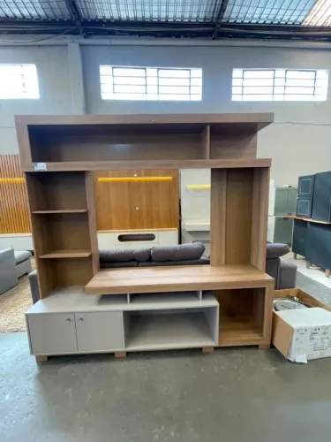 ESTANTE MDF 2,10m ? GRANDE E ESPAÇOSA