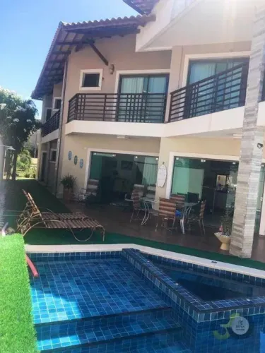 Summerville Cumbuco, Casa duplex com 6 quartos à venda, 306 m², 4 vagas, piscina - Cumbuco