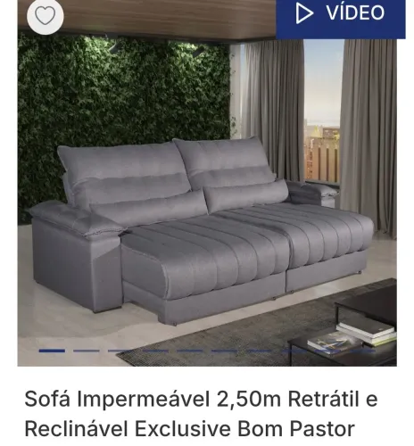 Sofá 2.50m excelente estado