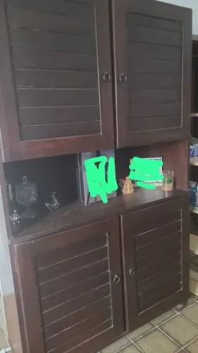 Móveis de angelim escurecido com vc