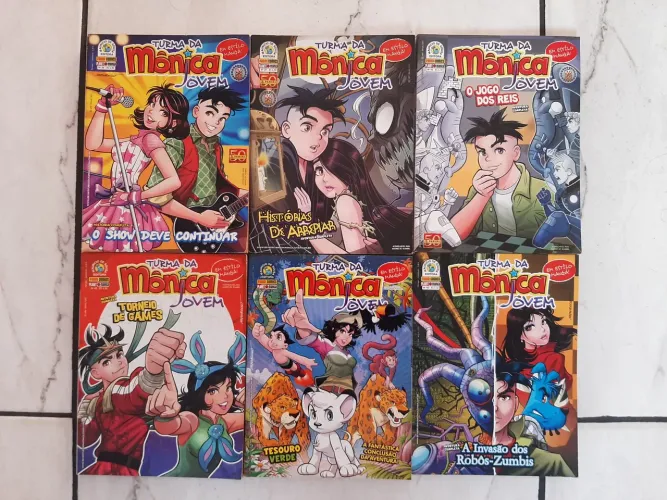 Lote Turma da Mônica Jovem Mangá TMJ
