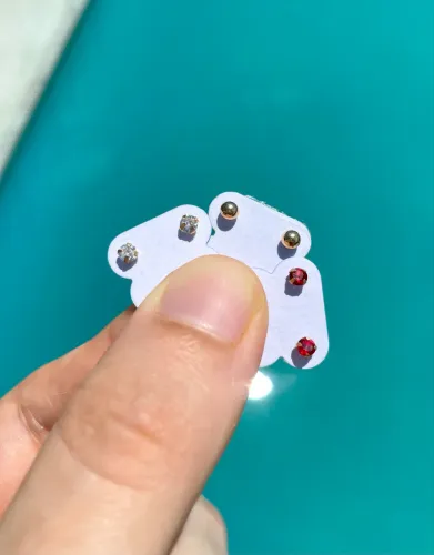 Brincos novos de ouro 18k