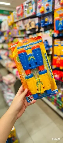 Dois binóculos de brinquedo