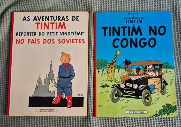 Tintim no Congo + Tintim no País dos Sovietes