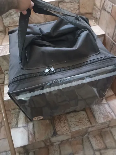 Bag para Delivery/Motoboy - Preta - Ótimo Estado
