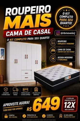 ?GUARDA ROUPA + CAMA?