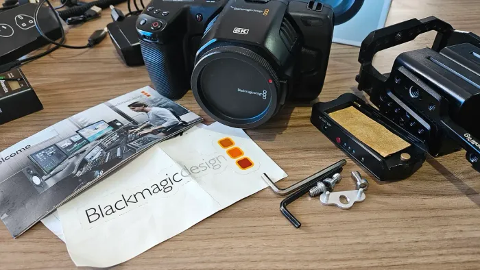 Camera filmadora Blackmagic Pocket 6k