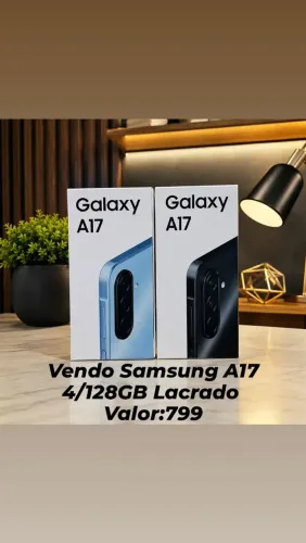 Vendo Samsung A17 128GB Lacrado/Novo