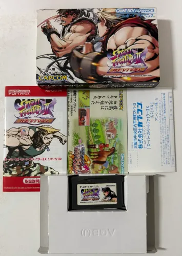 Super Street Fighter II X Revival - Game Boy Advance (GBA) CIB Japonês Original