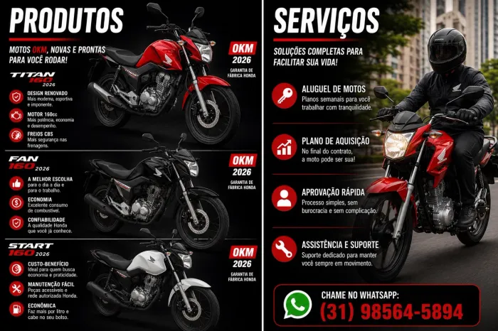 Aluguel de motos