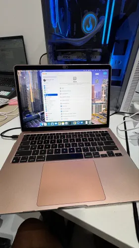 Macbook AIR Apple M1 256GB SSD Ouro Rose Ram 8GB - Troco