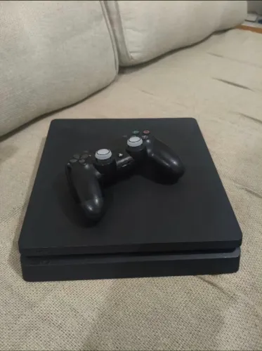 PS4 SLIM 500GB + CONTROLE + JOGOS
