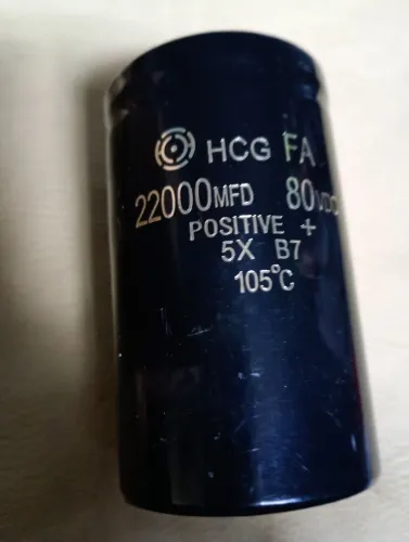 Capacitor 22.000 mfd x80vdc