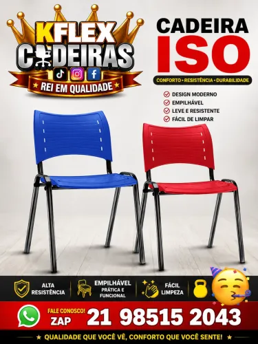 Cadeira ISO impilhavel