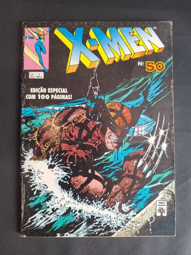 HQ X-Men nº 50 - Edição Especial Comemorativa (100 Páginas) - Editora Abril (1991)