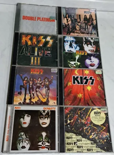 LOTE - CDs KISS Originais - Coleção / Lote / PolyGram Mercury