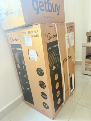 Freezer Midea 100L Preto Lacrado/Nunca usado