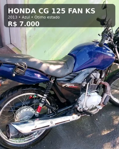 CG FAN 125 KS 2013