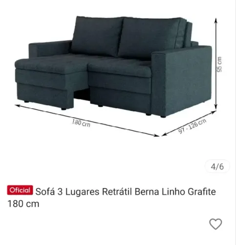 Sofá retrátil 