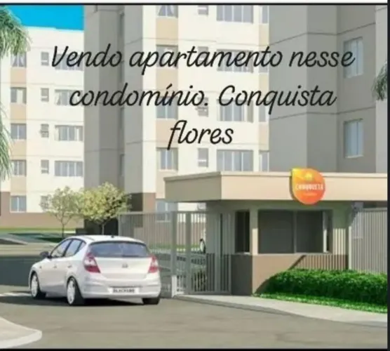 Vendo apartamento no condomínio conquista flores.