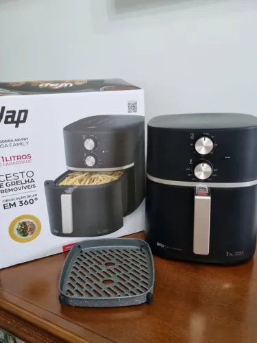 Fritadeira Elétrica Antiaderente WAP Mega Family Air Fryer 7,1 Litros 1700W - Voltagem 220
