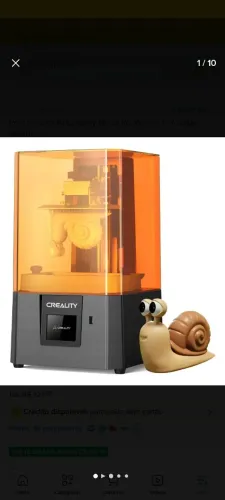 impressora 3d creality halot R6 resina 127/220V + Lava e cure anycubic 3.0