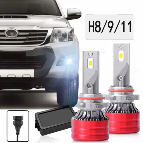 farol LED H11 30.000LM- 6000KA Brilho e Eficiência