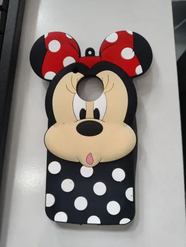 Capinha case silicone Moto G5 Minnie Motorola xt1672