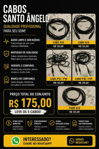 Conjunto de cabos Santo Ângelo.