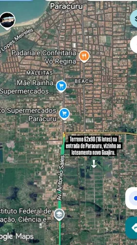 Vende-se terreno no município de Paracuru/Ceará 